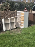 Chest of 6 wooden drawers collected by Jaan Group Ltd T/A Rubbish 247