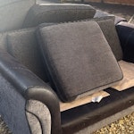 Carpet and x2 sofas Carpart folded up
2 seat sofa
3 seat sofa HP21 - removed for £149