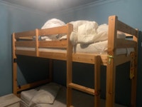 single bed frame and mattress collected by Junk Truck