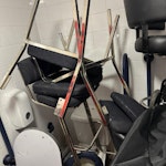 Furniture removal. One Square White table
One Round white table
Two Bar Stools
One Metal hight chair
Three Metal Frame chairs NW6 - removed for £120