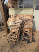 shed and garden chairs collected by Jaan Group Ltd T/A Rubbish 247