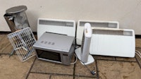 Microwave, four heaters etc collected by Agent Waste