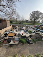 DIY renovation excess material collected by fortknox waste