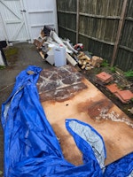 Kitchen ripout and other junk collected by T's Waste Removal
