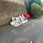 Vinyl floor, worktop offcuts Vinyl floor, worktop offcuts RH1 - removed for £56