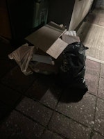 4 bags wallpaper general wast collected by Morley’s Rubbish Clearance