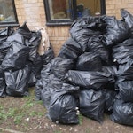 Disposal of Tiles/Plasterboard Bags in the corner are broken tiles and it's adhesive
Bags in the middle are broken plasterboard.
Some pieces if plasterboard at the end and abd the mirror
________________________________________ CR0 - removed for £429