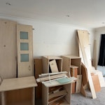 Dismantled wardrobes It’s a set of fitted wardrobes that have been dismantled and need to dispose of. EN2 - removed for £156
