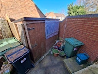 Garden Shed dismantle, remove collected by SJ Gibbs House Clearance