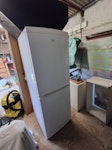 Fridge & 2 plastic containers Fridge (155Hx55Wx55D (cm)), unused for a couple of years, comes with all shelves etc., can probably be reused. Empty plastic box/chest (55Hx115Wx50D (cm)) and empty plastic bin (60Hx50Wx50D (cm)). B26 - removed for £130