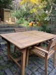 new garden table with 4 chairs Laura James garden table with 4 chairs, all excellent condition N1 - removed for £78