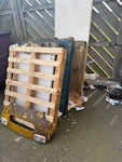 Wood Pallets & Board - See Pic 3x Pallets & some pieces of board - See Photo RM18 - removed for £69