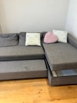 1 corner sofa, drawers 1 corner sofa with pull out bed and storage,  chest of drawers W4 - removed for £156