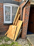 scrap timber wood waste from the attic. SE12 - removed for £52