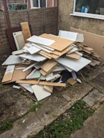 Wood collected by M&V waste Clearance