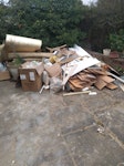Post Renovation Rubbish Carpet underlay wooden flooring cardboard and general builders rubbish AL2 - removed for £214