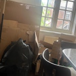 Cardboard and other Mostly cardboard with a handful of other reusable items like rugs W4 - removed for £70