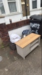 end of tenancy One sofa, one tv stand, few bags of duvets and clothes and a bed side table. it needs to be gone asap if possible SE13 - removed for £104