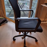 Desk, chair, and coffee machin Work desk in good condition, a desk chair and a lavazza coffee machine. N7 - removed for £78