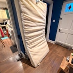 Single old mattress (foam) Old single mattress no springs just foam, need removal from flat from 2nd floor. CR8 - removed for £50