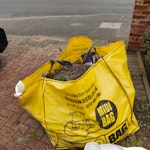 Soil /rubble Waste from garden cleanup/mostly soil mixed with rubble/stones. Rubbles (i.e. pieces of bricks/patio tiles) SW20 - removed for £117
