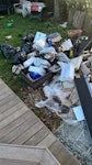 mixed house waste most in bags Mixed household waste: cardboard, broken furniture, dryer (may still work), metal incinerator, black bags. All outside with easy side alley access. Flexible collection. SW16 - removed for £214