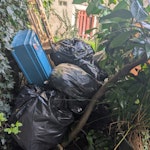11 bags of loft insulation 11 bags of removed loft insulation and a large plastic tray - insulation is very old and not really reusable. House is a little walk from car park as shown in image 3 CF46 - removed for £130