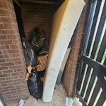 mattress, 10 bags rubbish, rug Mattress, 10 bags rubbish, rug BD4 - removed for £141