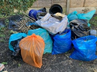 garden and house waste collected by boss waste ltd