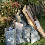 rubble, insulation and timber 15 rubble bags and timber/insulation SE4 - removed for £104