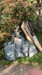 rubble, insulation and timber 15 rubble bags and timber/insulation SE4 - removed for £104
