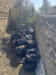 Dry garden waste around 20 bags of garden rubbish mostly ivy. Some holly tree cuttings and various other bits of garden cuttings. very easy access around the back of the address can drive right up to rubbish. LS13 - removed for £200