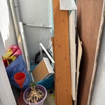 Various house items, in bits. Bits of broken down furniture (bed, desk, couch, bookshelves) some of the wood has nails sticking out so be careful BN3 - removed for £141