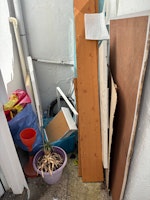 Various house items, in bits. collected by Waste Machine