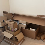 cardboard boxes Amazon and other cardboard boxes. couple styrofoam pieces SW19 - removed for £57