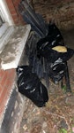 PVC sheets, cast iron, rubble old PVC corrugated roof sheets, some general rubble, 4m cast iron pipe, soil. about 1.5cubic NW2 - removed for £95