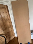 MDF plates + cardboard box 1 large MDF plate (~220x70) and 3x smaller; + cardboard SE13 - removed for £71