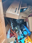 Shed and garden clearance A lot of oversized cardboard in the shed along with items I will be keeping like the pressure washer. Everything else must go. Thanks in advance. TF7 - removed for £321