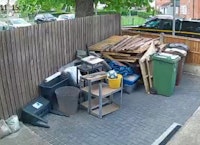 Garden and shed waste collected by boss waste ltd