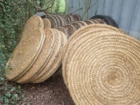 Used archery bosses collected by Squeaky Clean Removals