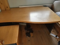 Large office desk dismantled collected by Waste Collective