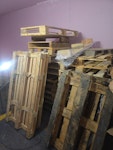 40 pallets and cardboard pile Pallets and cardboard IG6 - removed for £325