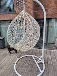 swing chair Swing chair, approx 180cm height. metal and plastic. NW2 - removed for £39