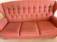 Settee and chair collected by SALVAGE SAVERS