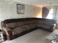 Corner sofa in 5 parts collected by j & j clearance and gardening