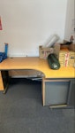 4 desks and 10 chairs 4 large pine desks good condition and 10 office chairs good condition SE1 - removed for £117