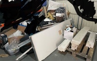 Wood, vanity unit, cardboard collected by Wanitgone Waste Clearence