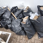 mixed waste rubbish mixed waste rubbish from a bathroom renovation WD25 - removed for £141
