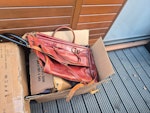 Boxes A few boxes from wardrobe delivery with 1 x box clothing/bag TW9 - removed for £59