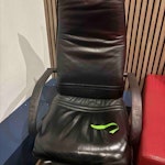 1 bin, 1 folded sofa, 8 chairs 1 metal bin, 1 dismantled two person cushioned sofa, 6 office chairs, 2 small armchairs WC2H - removed for £104